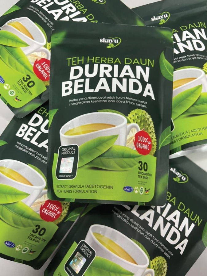 Teh Herba Daun Durian Belanda